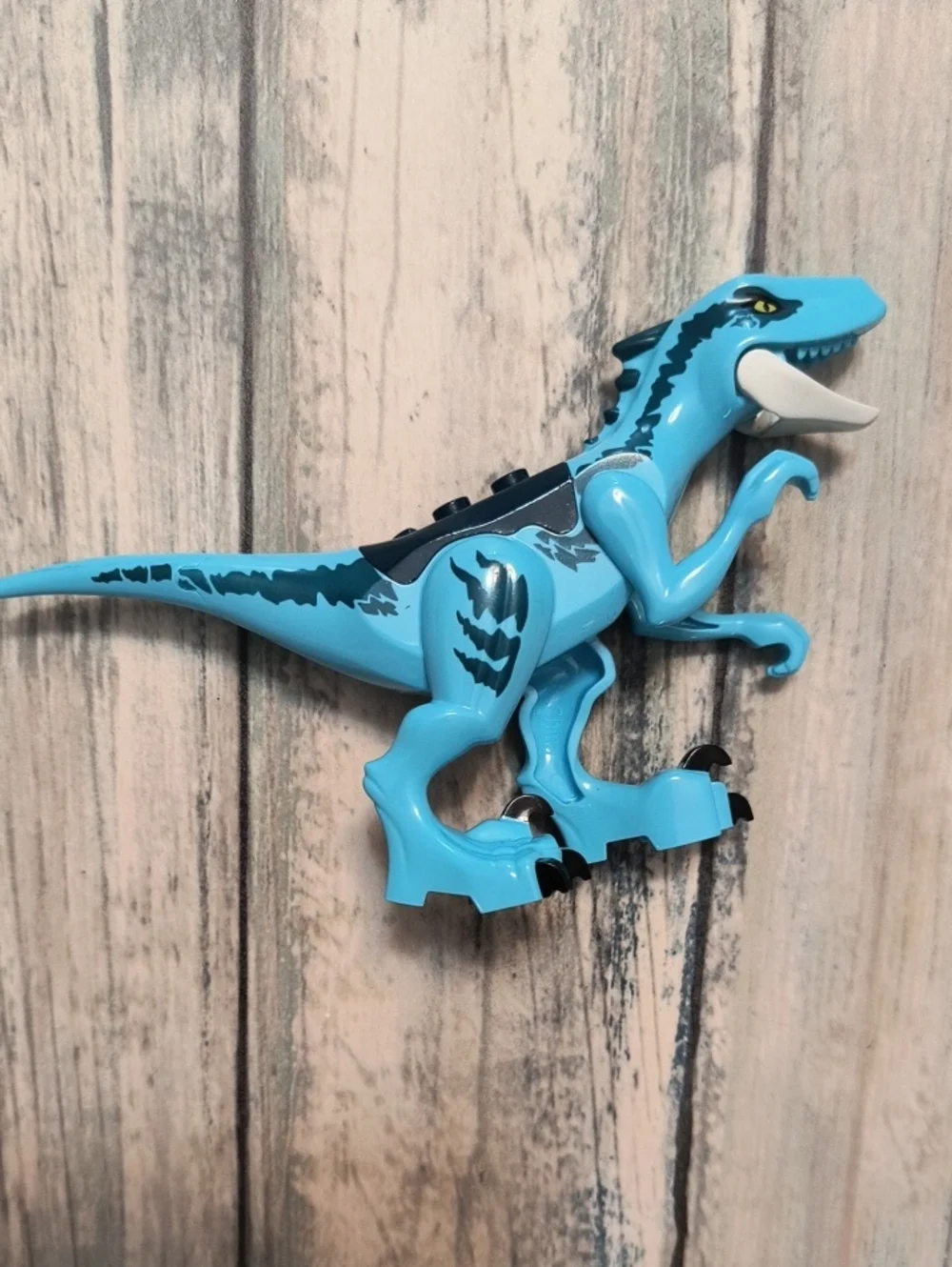 Authentic LEGO Jurassic World Blue Raptor Figure